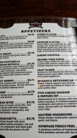 Krapil's Steakhouse Patio menu