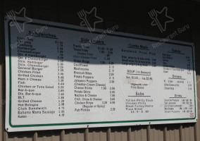 Winfield Dairy Freeze menu