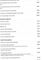 Goodies Carryout menu