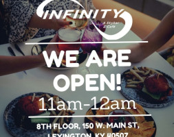Infinity: Rooftop Restaurant Bar food
