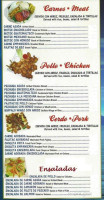 Mystic Bar Restaurant menu