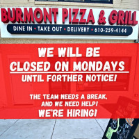Burmont Pizza And Grill food
