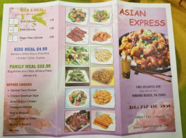 Asian Express menu