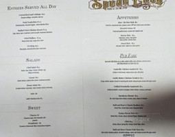 Speakeasy At The Bull 'n Bear menu