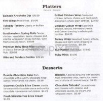 Ruby Tuesdays menu