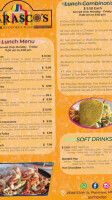 Tarasco's Mexican menu