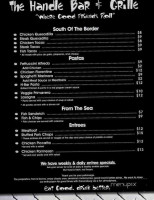 The Handle Grille menu