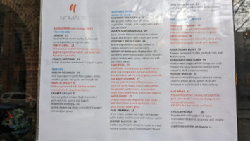 Nirmal's menu