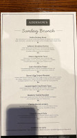 Addison's South menu