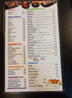 I Sushi menu