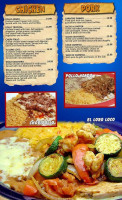 El Loro Mexican menu