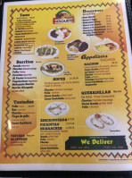 Los Molcajetes menu