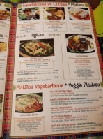 Costa Chica Mexican menu