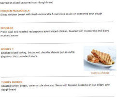 Saladworks menu