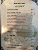 Thai Lotus Thai Cuisine حلال menu