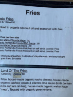 New Public Food Truck menu