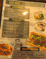 Yummy Pho Bo Ne menu