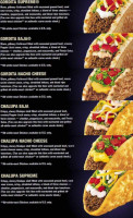 Taco Bell Restaurant menu