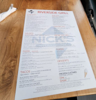 Nick's Riverside Grill In Wash menu