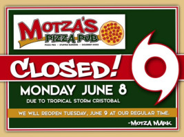 Motza's Pizza Pub food