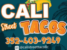 Cali Street Tacos food