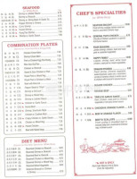 Golden Palace menu