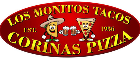 Los Monitos Tacos Corinas Pizza food
