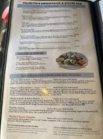 Palmetto's Smokehouse And Oyster menu