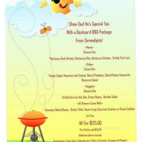 Serendipity Cafe And Catering menu