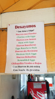 Tacos El Burrito Loco menu