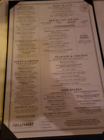 Sullivan's Steakhouse menu