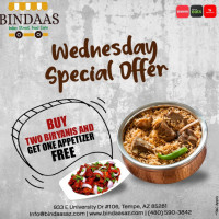 Bindaas Indian Street Food Cafe food