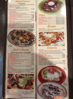 Cancun Mexican And Grill menu