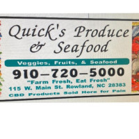 Quick's Produce And Seafood outside