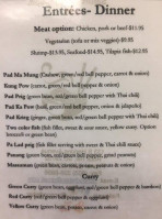 Nc Noodle menu