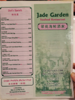 Jade Garden menu