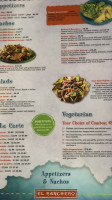 El Ranchero Mexican menu