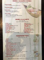 Pho Sushi menu