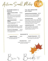 Illumination Wines menu