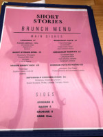 Short Stories menu