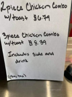 Wicked Good Chicken menu