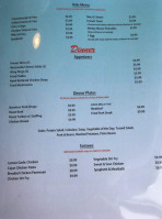 Cokers Cafe menu