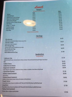 Cokers Cafe menu