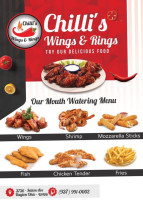 Chilli’s Wings Rings menu