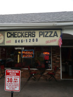 Checkers Pizza inside