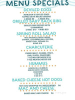 Lake Baked menu