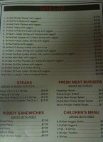 Texas Cajun Cafe 2 menu