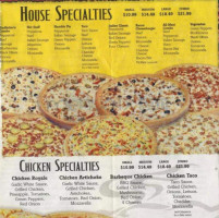 Godfather's Pizza menu