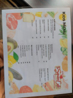 The Square Cafe menu