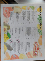 The Square Cafe menu